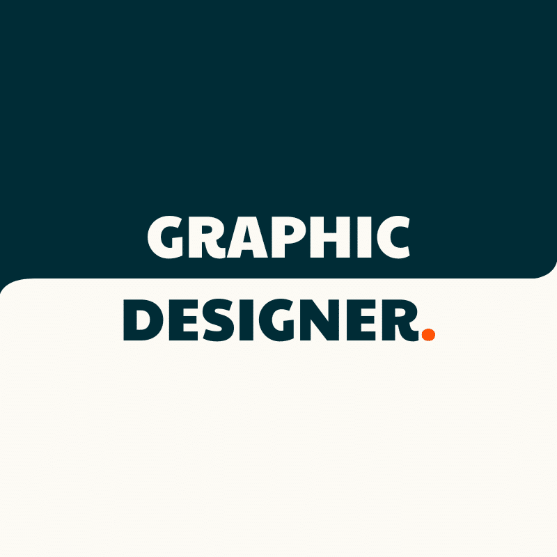 Graphic designer vacature illustratie